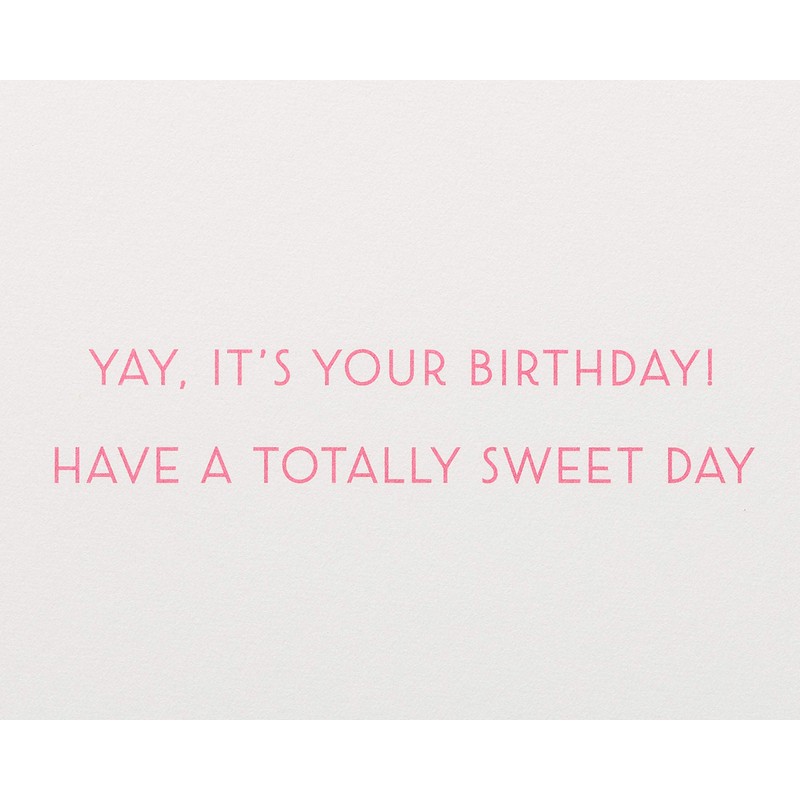 Papyrus Birthday Card (Totally Sweet Day)