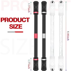 4 Bolígrafos Giratorios Con Luz LED, Bolígrafo Giratorio Para Juegos, Bolígrafo Volador, Bolígrafo Giratorio Para Niños, Juegos De Estudiantes, Bolígrafo Giratorio Para Dedos Rodantes