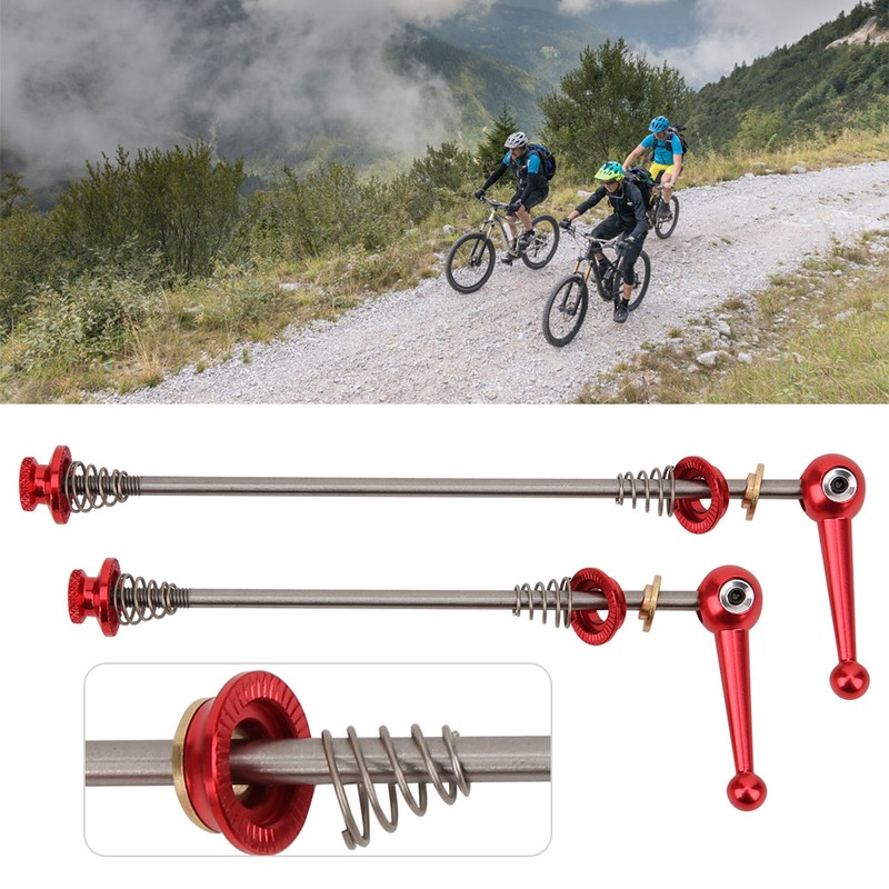 Quick Release Skewer Lever Mountain Bike Titanium Shaft Titanium Alloy