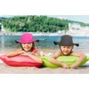 Kids Gray Sun Hat for Girls & Boys with UV