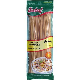 Sadaf Roasted Noodles Reshteh - Reshteh Noodles for Cooking - Persian Cuisine - Kosher & Vegetarian - 8 oz Resealable Bag