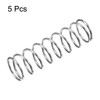 sourcing map Compression Spring,304 Stainless Steel,15mm OD,1.2mm Wire Size,32.5mm Compressed