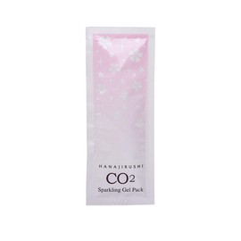 Hanajirushi Dense Foam Carbonated Pack, 0.4 oz (10 g) x 6 Packs, Glossy, Firm, Transparent Skin, Convenient 1 Agent Formula, Clear Pores, Exfoliation, Gel Carbonated Beauty Mask
