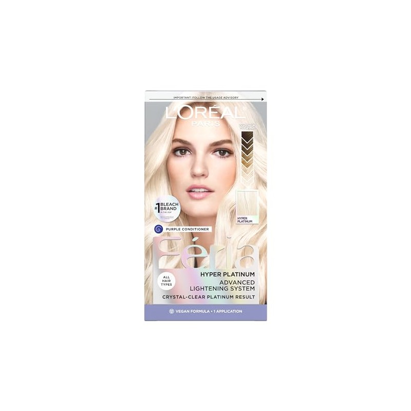 L'Oreal Paris Feria Hyper Platinum Advanced Lightening System Hair Bleach