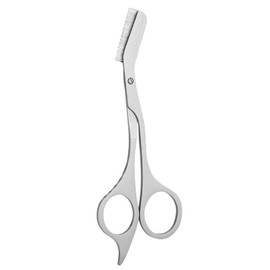 Selinear Eyebrow Scissors with Comb, Stainless Steel, Convenient to Prevent Shearing, Shearing, Shearing, Trimming Small Hair, Trimming Eyebrows, Unisex, Beginners