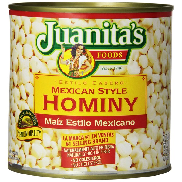 Juanitas Hominy Mexican Style, 25 oz (packaging may vary)