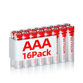 BEVIGOR Lithium Batteries AAA,16Pack Triple A Lithium Iron Batteries, 1.5V 1200mAh Longer Lasting AAA Batteries for Flashlight, Toys, Remote Control, Non-Rechargeable