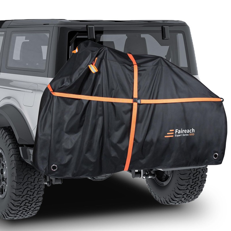 Bike Cover for Transport on Rack 2 Bikes 800D Oxford