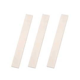 RuiJOTWAT 3PCS Blank & Uncut Guitar Bridge Saddles 80x3x10mm for Acoustic & Classical & Cigar Guitar Part Replacement