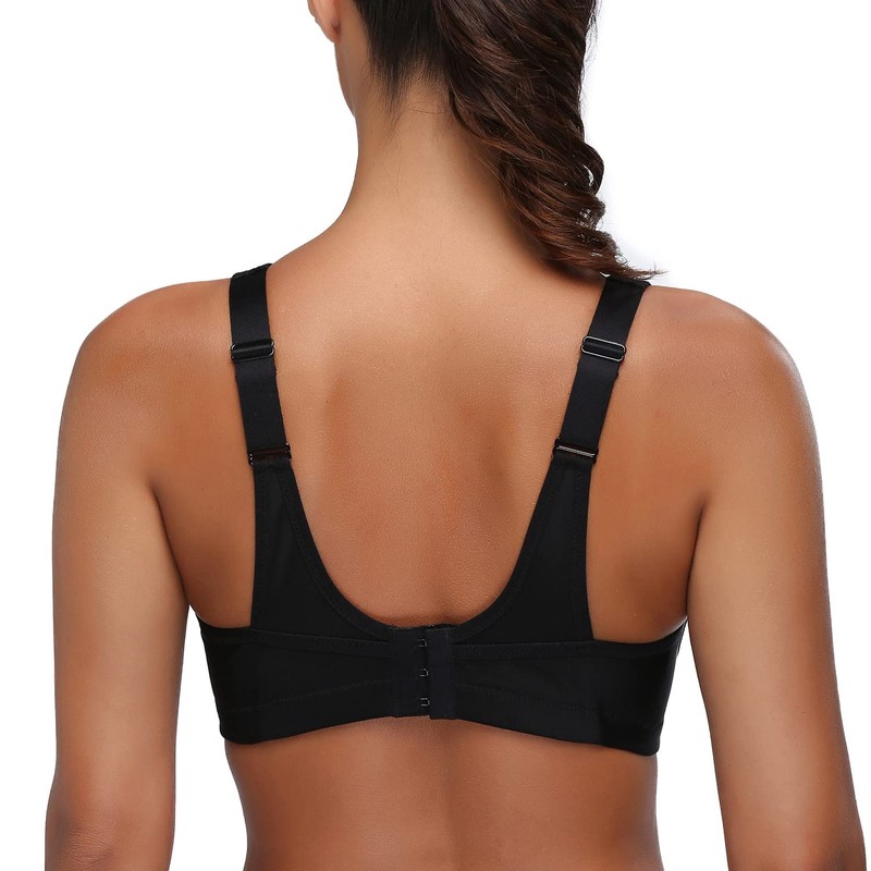 WingsLove - Brasier Deportivo para Mujer, Cobertura Completa, de Alto
