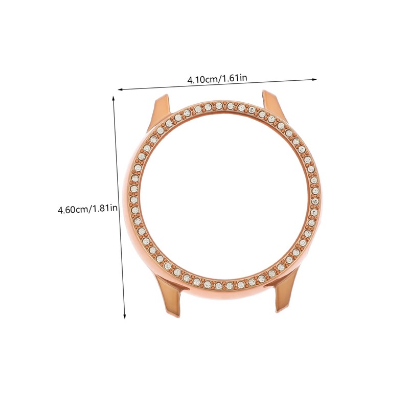 OSALADI Rhinestone Smartwatch Case Protector for Watch Active Anti-Scratch Bumper