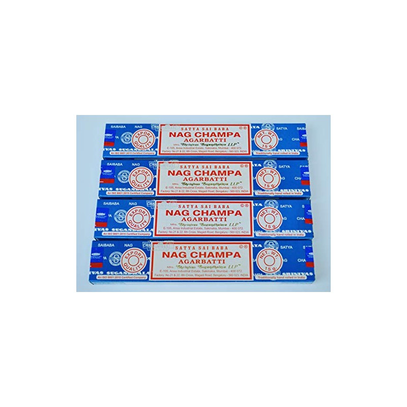 SATYA SAI BABA NAG CHAMPA Incense India【Nag Champa】15g / Incense