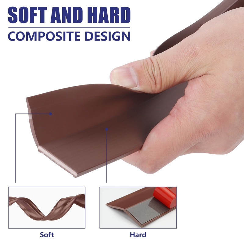 Piclafe Garage Door Seal Top and Sides, Garage Door Weather