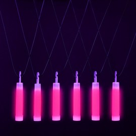 24 6" Pink Glow Sticks