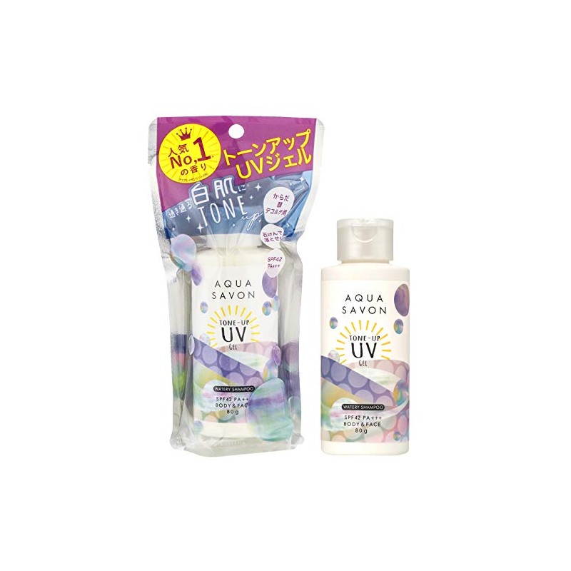 Aqua Bubble Tone Up UV Gel Water Shampoo Scent, 2.8