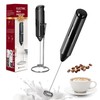 YSSOA Electric Milk Frother Handheld with Stainless Steel Stand Battery