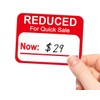 Reduced Stickers Sale Price Labels 500 Pcs/Roll - 1.5" X