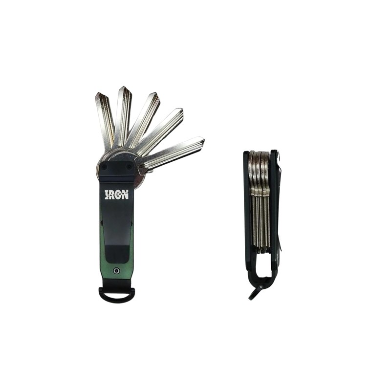 Iron Edge Key Organiser - Portable Keychain, Minimalist Heavy Duty