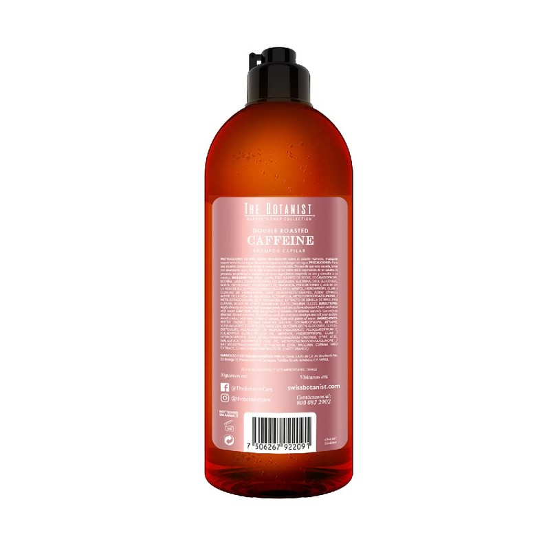 The Botanist Champú con Caffeina, 550 mililitro, 1