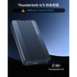 ACASIS, 40Gbps Ultra High Speed, M.2SSD External Case, Compatible with Thunderbolt 4/3 USB 4, Support 2280 M-Key/B+M Key Case Size Enclosure