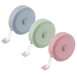 Fuyamp Tape Measure 3pcs 200cm / 79inch Sewing Measuring Tape Retractable Tailor Tape Measure for Measure Length, Chest, Waist