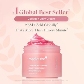 Medicube Crema de Gelatina de Colágeno- Niacinamida y Colágeno Hidrolizado Liofilizado - Aumenta La Hidratación de La Barrera de La Piel y Da Brillo 2