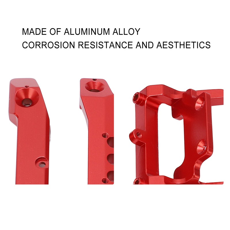 RC 1/18 Bumper Replacement Aluminum Alloy RC Front Rear Bumpers