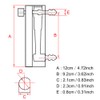 Air Meter, 2.5-25 LPM Meter Suitable for Air Volume Measurements