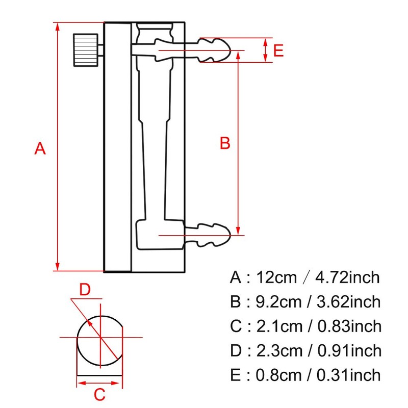 Air Meter, 2.5-25 LPM Meter Suitable for Air Volume Measurements