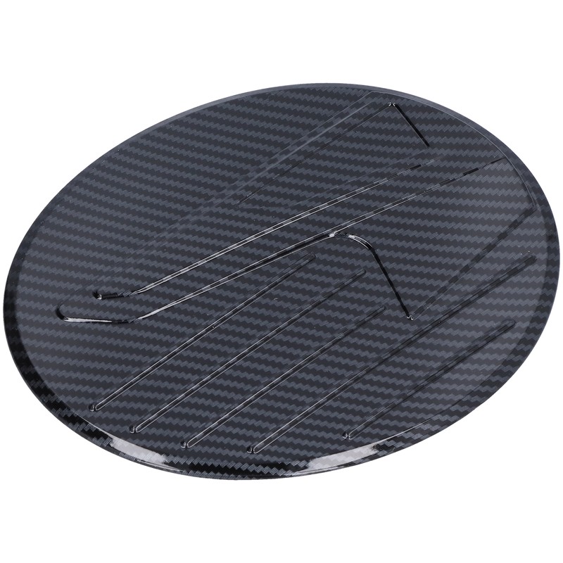 Fuel Tank Cover Trim Gas Cap Lid Carbon Fiber Style