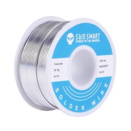 SainSmart 1mm Solder Wire 63/37 Tin/Lead Sn63Pb37 with Flux Rosin Core for Electrical Soldering (100g /0.22lbs)