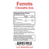 Ferretts Chewable Iron Supplement 18mg (Carbonyl Iron) - 60-Day Supply