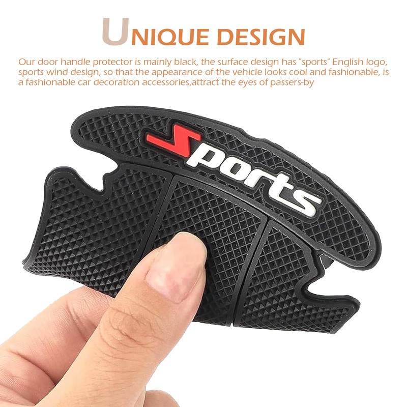 Ferianl 8PCS Car Door Handle Protector, Sport Car Door Handle