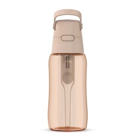 DAFI Solid Cappuccino Water Bottle 0.5L - Handy Reusable Bottle with Activated Carbon Filter to Improve Water pH Levels, BPA Free, Made of Durable Tritan™