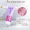 Body Glitter Gel Festival Face Body Glitter Gel for Face