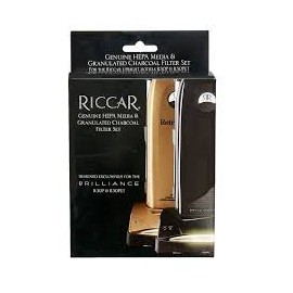 Riccar Genuine HEPA Media & Granulated Charcoal Filter Set for Models R30P and R30PET
