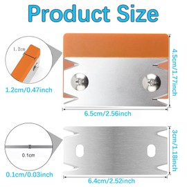 Yuentoen Veneer Edge Cutter, Single-Handed Planer for Woodworking, Portable Manual Edging Cutter with 1 Replacement Blade, Non-Slip Hand Planer for Wood, PVC, ABS Edge Cutter, Edging Tape