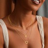 Reuscol 14K Gold Plated Initial Necklaces for Women Letter Q