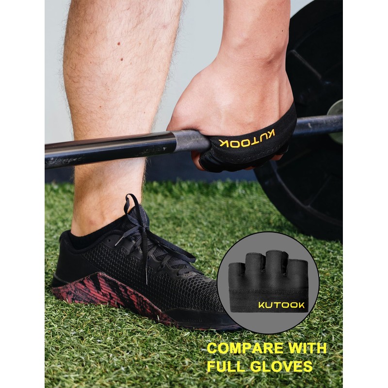 KUTOOK Gym Gloves Men Women Weight Lifting Fitness Training Hand