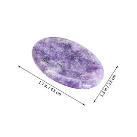 ORFOFE 4Pcs Crystal Scraping Plate Natural Worry Relief Thumb Massager for Relaxation Fine Polishing Craftsmanship for Facial Massage and