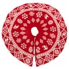 Two-Way Festive Knit Tree Skirt