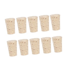 RORPOIR 10 Pcs Tapered Wooden Stopper Natural Wooden Cork Natural Tapered Cork Drinking Flasks Diy Wine Stopper Wine Sealer Wine Corks Wine Bottle Stopper For Holes Bamboo Crafts