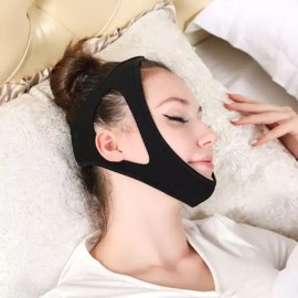 Mirairo ENC 얼굴 리프팅밴드 사각턱 턱살 땡김이 턱밴드 Face Lifting Band Square Jaw Double Chin Tightening Jaw Band [Pink]