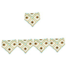 LALAFINA 5pcs Crochet Headband Scarf for Women Colorful Knitted Hair Bandana Turban Headwrap Comfortable and Stylish Accessory for Daily Wear for Seasons