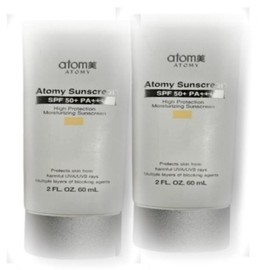 Atomy Sun Cream Beige 60ml x 2 / 애터미 선크림 베이지 60ml 2개