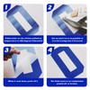 FR 10Pcs Iron On Transfer Letters A-Z for T-Shirts,Hoodies,Pajamas,Bags,Hats and