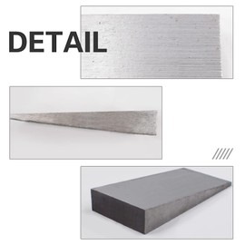 Steel Flange Wedge Metal Wedges Set Steel Wedge Safety Tools Spreading Flanges Triangle Tool Adjust Welding Wedge for Factory Lathe Welding Machine Tool 4.7 * 2 inch