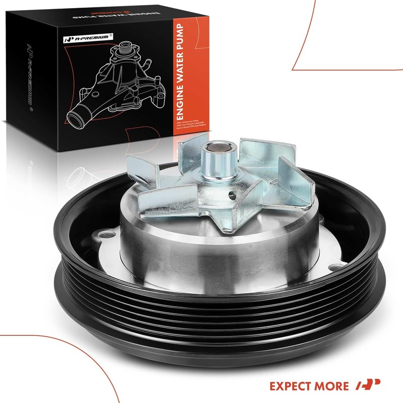 A-Premium Engine Water Pump with Gasket & Pulley Compatible with