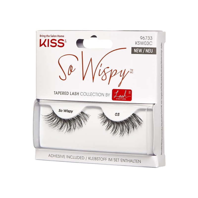 Kiss Lash Couture So Wispy Collection 1 Pair of Volumizing