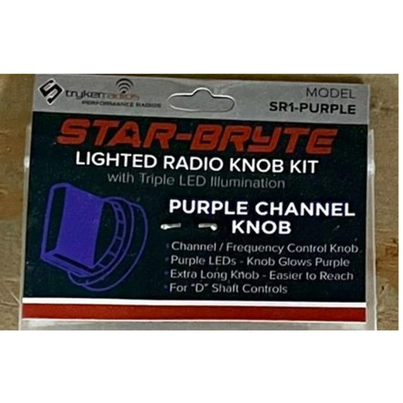 Stryker SR1 StarBryte Lighted Channel Radio Knob Kit Triple LED